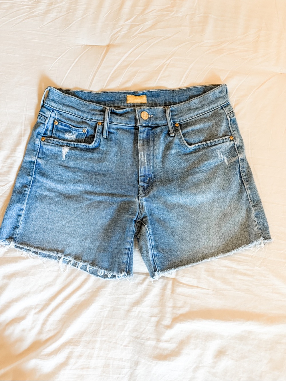 MOTHER The Dropout Denim Short, Size 27